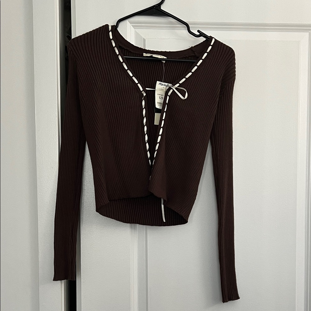 Open cardigan
